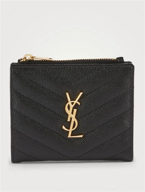 ysl card case ebay|YSL zipped card holder.